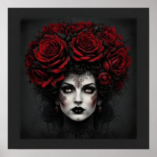 Gothic Woman Poster (Voorkant)