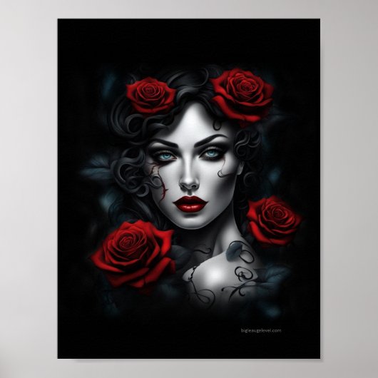 Gothic Woman Poster (Voorkant)
