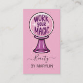 Gothic "Work Your Magic" schoonheid en make-up Visitekaartje (Voorkant)