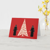 Gothic Yuletide Kaart (Gele Bloem)