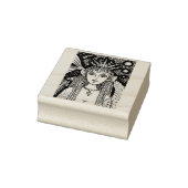 GOTHIC ZEEMEERMIN, ZWART ZEE SIREN FANTASY WHIMSY, RUBBERSTEMPEL (Stempel)