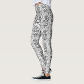 GOTHIC ZIE GEEN EVIL CEMETERY SKELETON LEGGINGS He (Links)