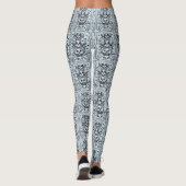 GOTHIC ZIE GEEN EVIL CEMETERY SKELETON LEGGINGS He (Achterkant)