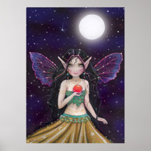 Gothic Zigeuner Elf Poster van Molly Harrison