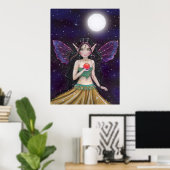 Gothic Zigeuner Elf Poster van Molly Harrison (Thuiskantoor)