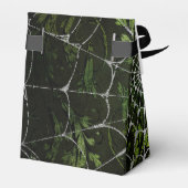 Gothic Zilver Web verontwaardigd Bedankdoosjes (Achterkant)