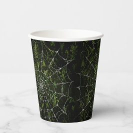 Gothic Zilver Web verontwaardigd Papieren Bekers