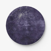 Gothic Zilver Web verontwaardigd Papieren Bordje (Voorkant)