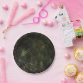 Gothic Zilver Web verontwaardigd Papieren Bordje (Feest)