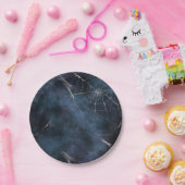 Gothic Zilver Web verontwaardigd Papieren Bordje (Feest)