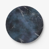 Gothic Zilver Web verontwaardigd Papieren Bordje (Voorkant)