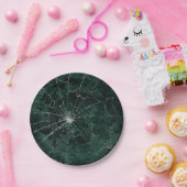 Gothic Zilver Web verontwaardigd Papieren Bordje (Feest)