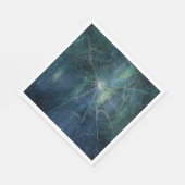 Gothic Zilver Web verontwaardigd Servet (Hoek)