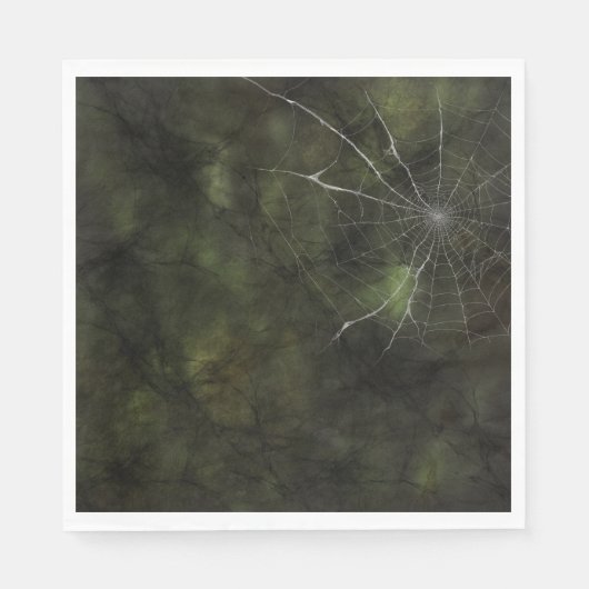 Gothic Zilver Web verontwaardigd Servet (Voorkant)