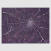 Gothic Zilver Web verontwaardigd Tissuepapier (Voorkant)