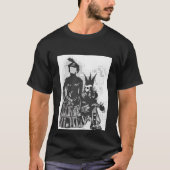 Gothic zonder gezichtsveld Vrouw en Punk Gothic Gu T-shirt (Voorkant)