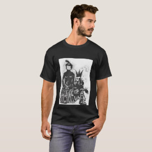 Gothic zonder gezichtsveld Vrouw en Punk Gothic Gu T-shirt