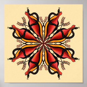 Gothic zorgt voor een snellere Tattoo Poster