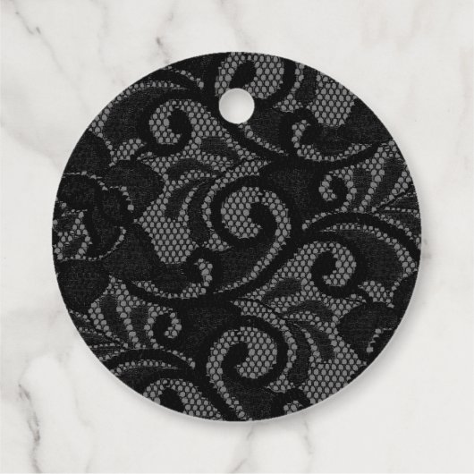 Gothic  zwart blush bruiloft dank u bedankjes labels (Achterkant)