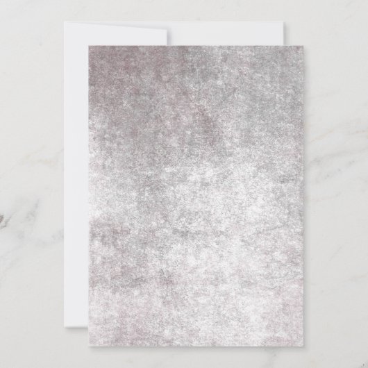 Gothic Zwart & Bourgondische schedel & vleermuizen Kaart (Achterkant)