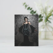 Gothic zwart Briefkaart (Staand voorkant)