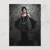 Gothic zwart Briefkaart (Voorkant)