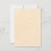 Gothic Zwart en Ivoor Boek en Bloemen Dank U Bedankkaart (Achterkant)