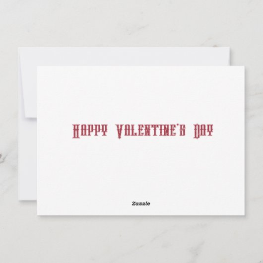 Gothic Zwart en Rood Rozen Boeket Valentijn Feestdagenkaart (Achterkant)