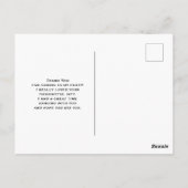 Gothic Zwart Roos Druppelen Bloed Macabre Dank u Briefkaart (Achterkant)