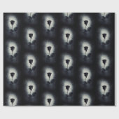 Gothic zwart Roos druppelen bloedmacabere patroon Cadeaupapier (Vlak)