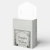 Gothic Zwart Roos Trellis Bruiloft Favor Box Bedankdoosjes (Geopend)