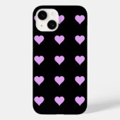 Gothic zwart-roze ontwerp Case-Mate iPhone case (Achterkant)