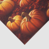 Gothic Zwart Sinaasappel Pompoen Decoupage Tissuepapier (Detail)