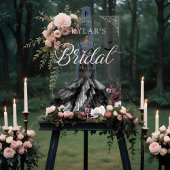 Gothic Zwart Trouwjurk Vrijgezellenfeest Welkom Acryl Bord