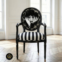 Gothic Zwart Wit  Glamour Decoupage