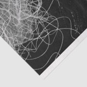 Gothic Zwart Wit Mode Fotografie Decoupage Tissuepapier (Detail)