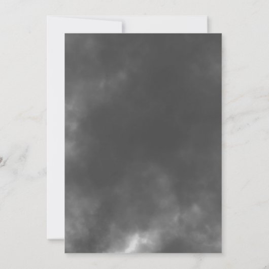 Gothic Zwart & Wit Raven Omhelzen Bruiloft Kaart (Achterkant)