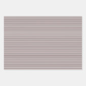 Gothic zwart-wit schedels en strepen Halloween Inpakpapier Vel (Voorkant 2)