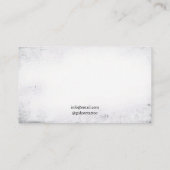 Gothic zwart & wit sprankelende vlinders Tattoo Visitekaartje (Achterkant)