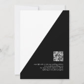 Gothic zwart wit tot de dood doen ons deel repetit kaart (Achterkant)