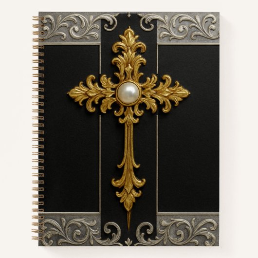 Gothica Fides, een hardcover bullet journal Notitieboek (Voorkant)