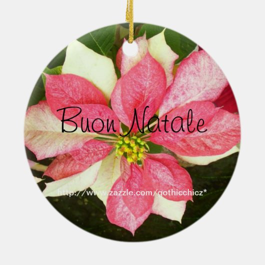 GothicChicz Buon Natale Ornament (Achterkant)