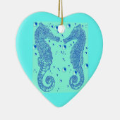 GothicChicz Heart SeaHorse Ornament (Rechts)