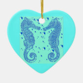 GothicChicz Heart SeaHorse Ornament (Voorkant)