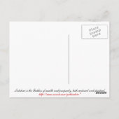 GothicChicz Lakshmi-Briefkaart Briefkaart (Achterkant)