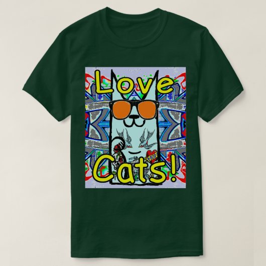 Gothicgothnugothlovekittycatcatsjapanwealth777 T-shirt (Design voorkant)