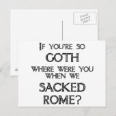 Gothics en Vandalen Briefkaart (Voorkant / Achterkant)