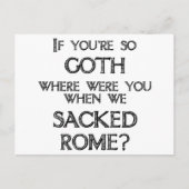 Gothics en Vandalen Briefkaart (Voorkant)