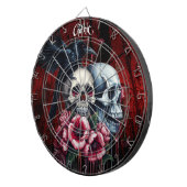 Gothics opgepast! dartbord (Voorkant Rechts)
