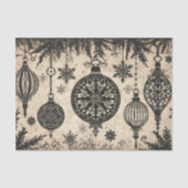 Gothisch Kerstweefselpapier Decoupage Tissuepapier (Voorkant)